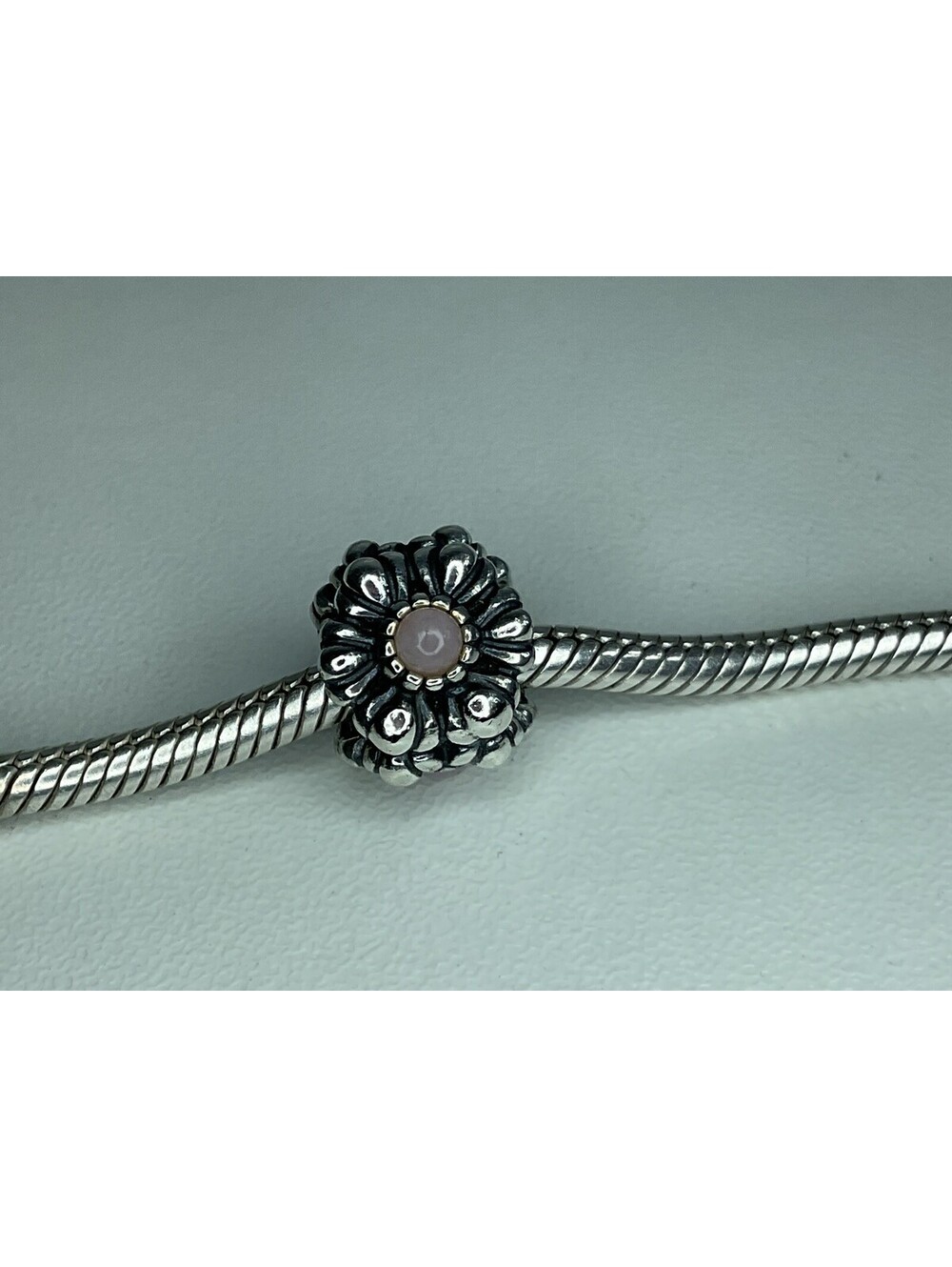 Pandora Birthday Blooms October Opal Charm Retired